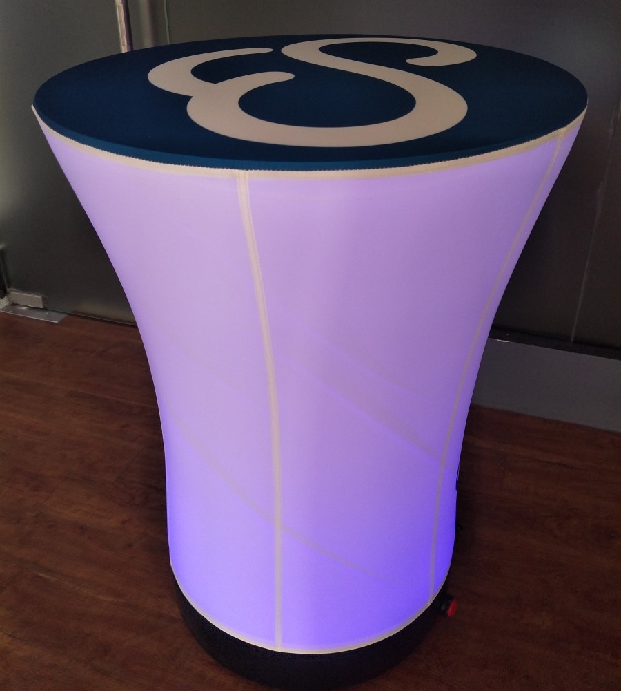 RGB LED light Inflatable Display Tables RGB LED light Inflatable Display Tables